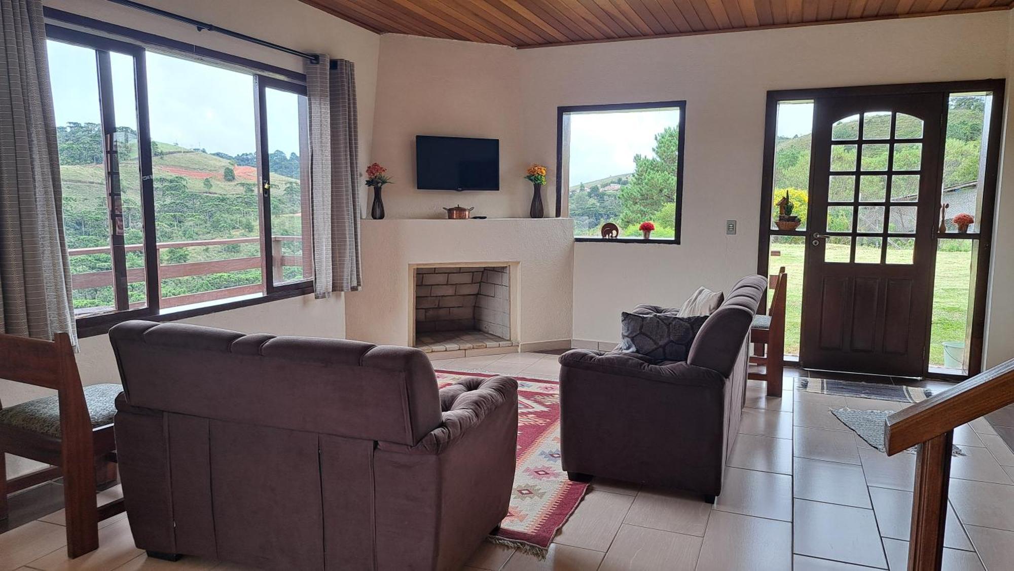 Campos do Jordão Casa Sossego Na Montanhaヴィラ エクステリア 写真